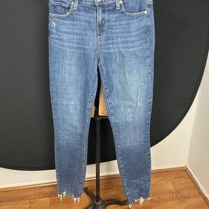 Paige Size 27 Verdugo Ankle Medium Wash Skinny Denim Jeans